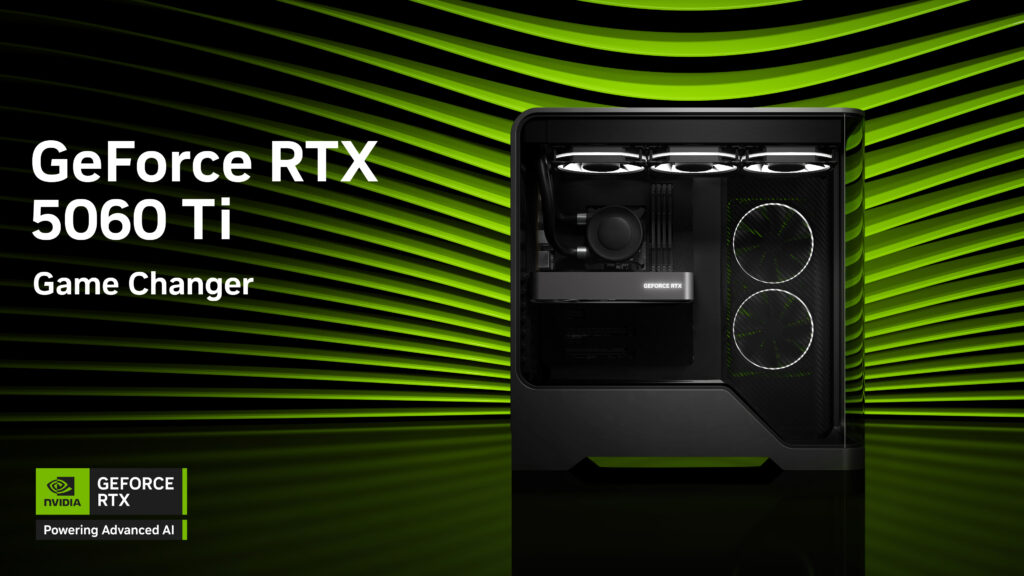NVIDIA GeForce RTX 5060 Ti official product image